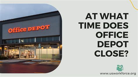 <strong>Office Depot</strong>, Inc. . What time does office depot close